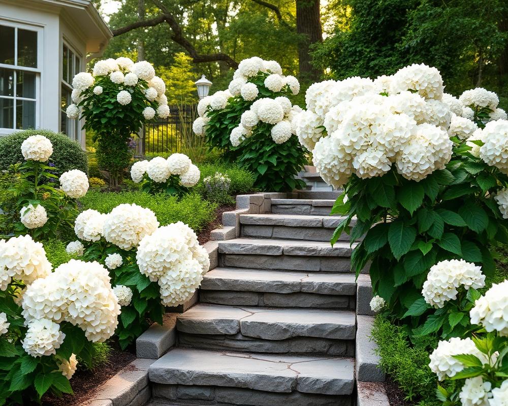 Hydrangea Steps · Sibley